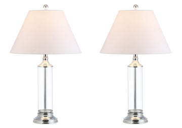 Astor 29" Glass LED Table Lamp - JONATHAN Y